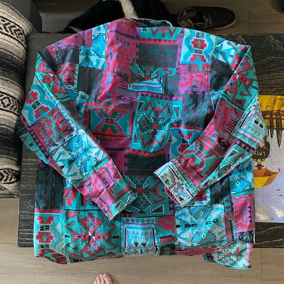 Vintage frontier series button up - Picture 4 of 5